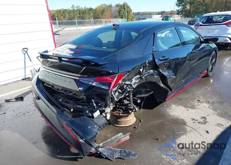 2025 Hyundai Elantra N from USA, damaged, VIN KMHLW4DK8SU025489